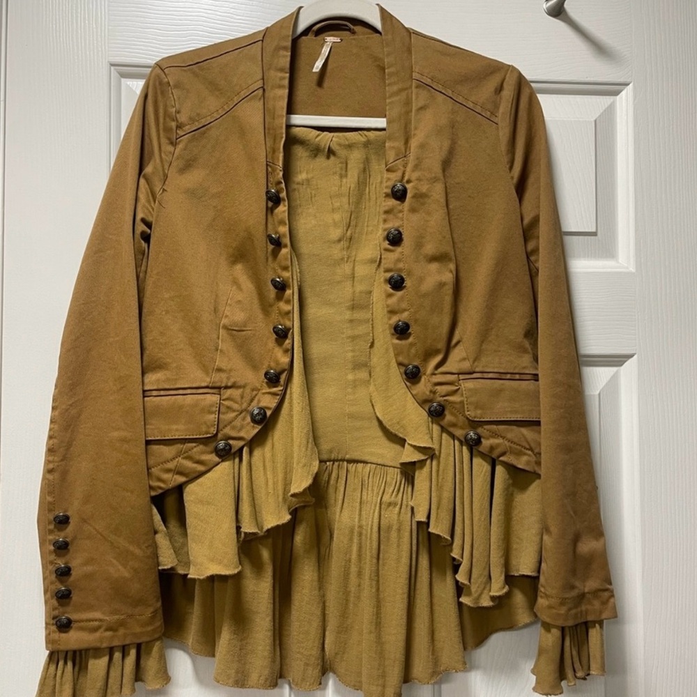 Free People Ruffles Romance Jacket XS